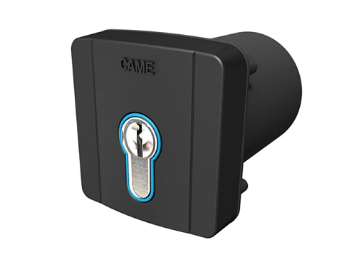 Купить Встраиваемый ключ-выключатель CAME SELD2FDG с цилиндром замка DIN и синей подсветко с доставкой и установкой в Скадовске