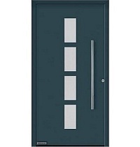 Двери входные алюминиевые  ThermoPlan Hybrid Hormann – Мотив 501 в Скадовске